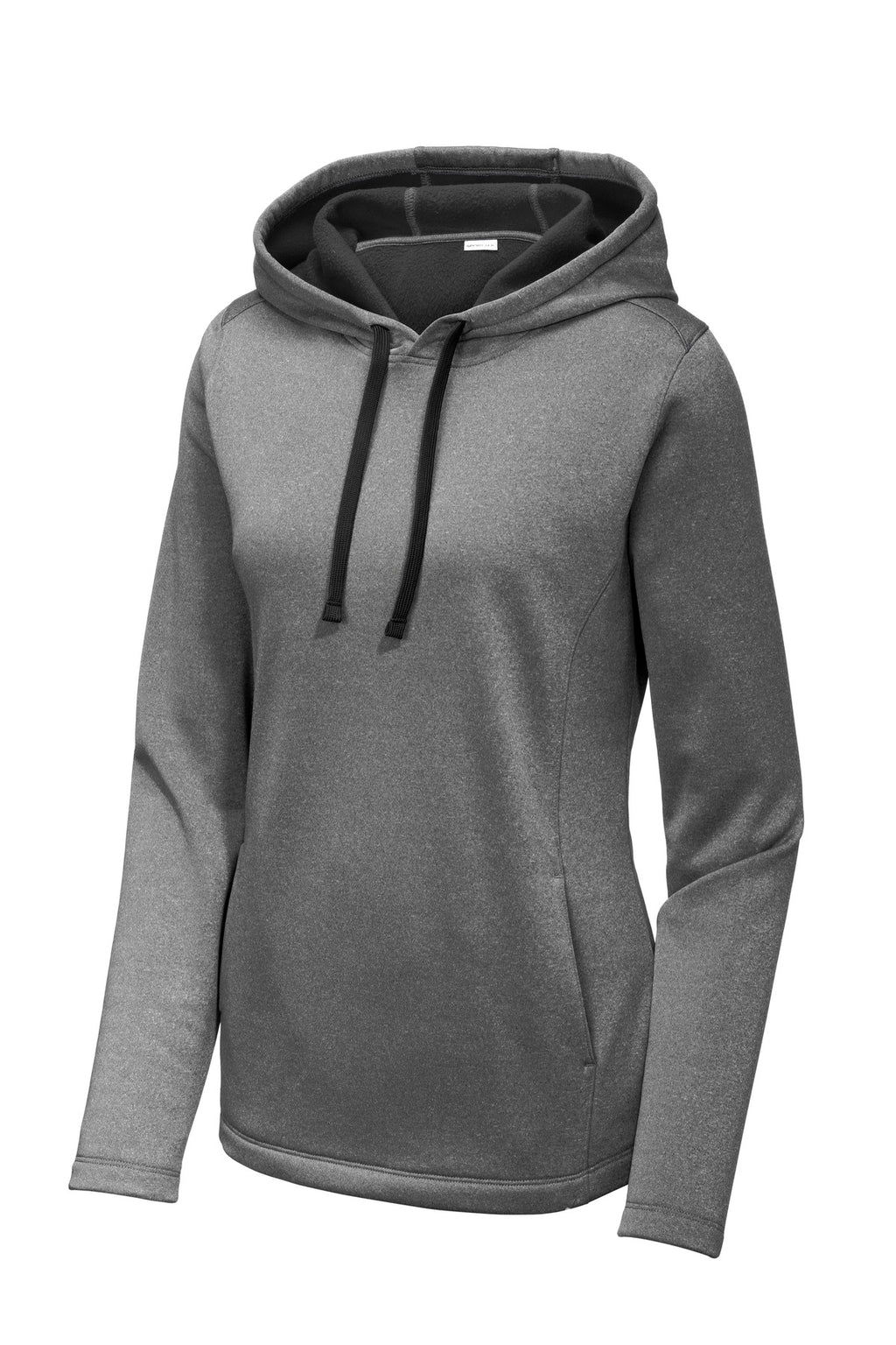 Sport-Tek LST264 Tek  Women's PosiCharge  Sport-Wick  Heather Fleece Hooded Pullover