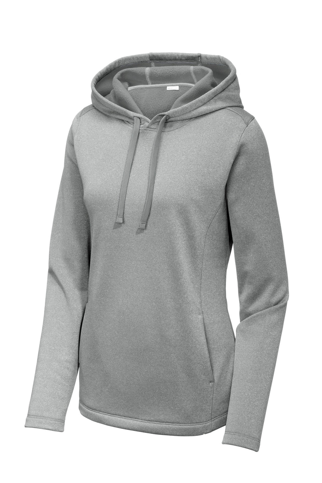 Sport-Tek LST264 Tek  Women's PosiCharge  Sport-Wick  Heather Fleece Hooded Pullover