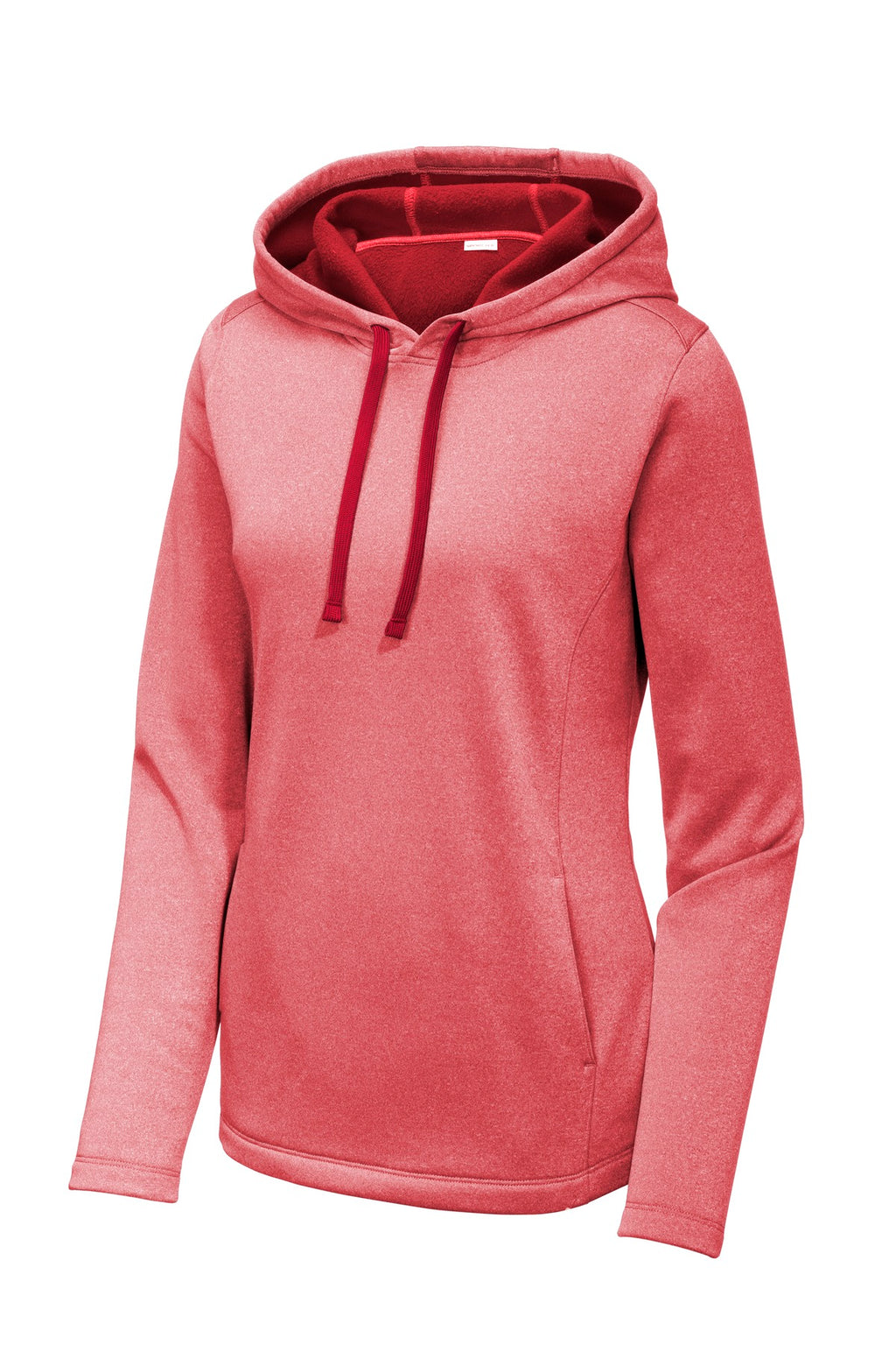 Sport-Tek LST264 Tek  Women's PosiCharge  Sport-Wick  Heather Fleece Hooded Pullover