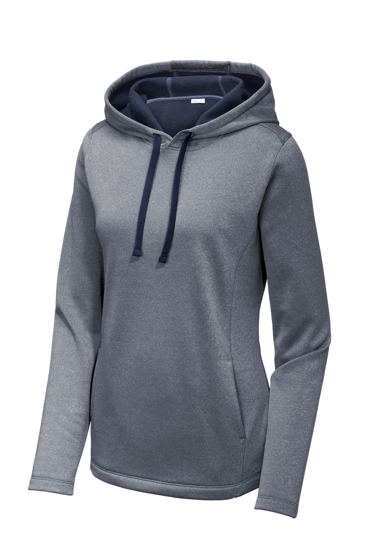 Sport-Tek LST264 Tek  Women's PosiCharge  Sport-Wick  Heather Fleece Hooded Pullover