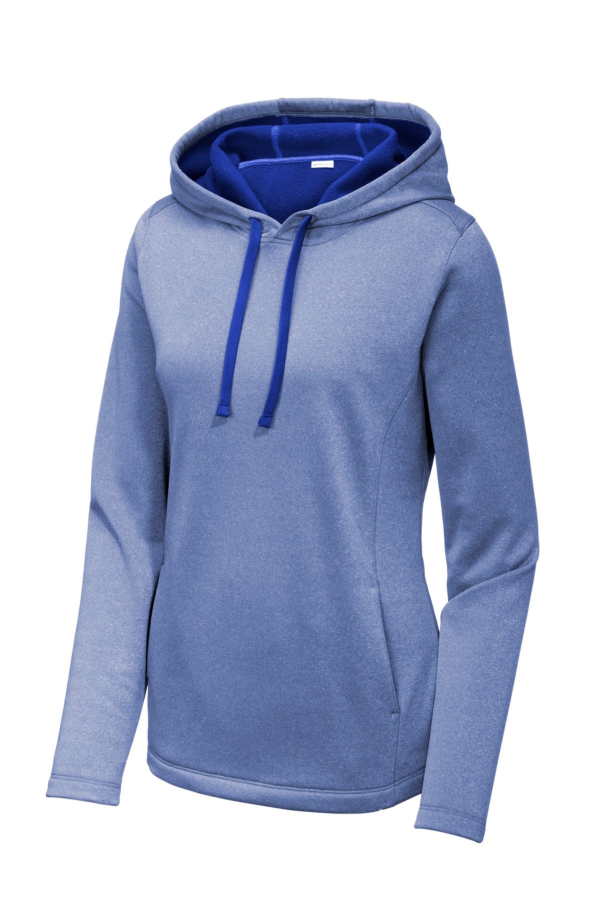 Sport-Tek LST264 Tek  Women's PosiCharge  Sport-Wick  Heather Fleece Hooded Pullover