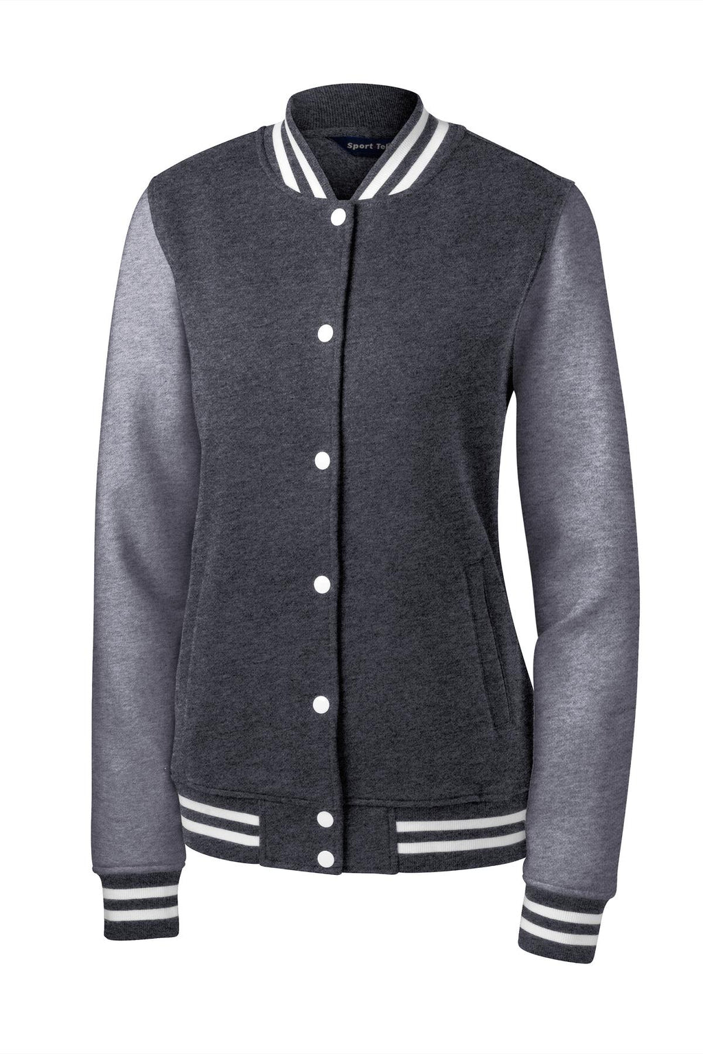 Sport-Tek LST270 Tek Ladies Fleece Letterman Jacket