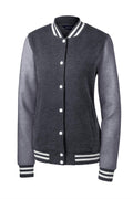 Sport-Tek LST270 Tek Ladies Fleece Letterman Jacket