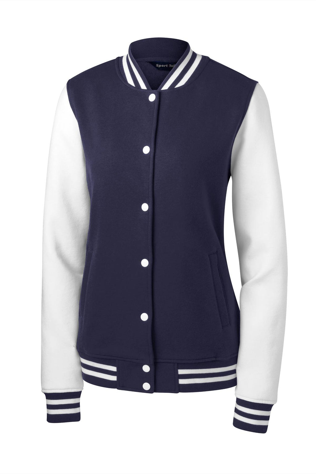 Sport-Tek LST270 Tek Ladies Fleece Letterman Jacket