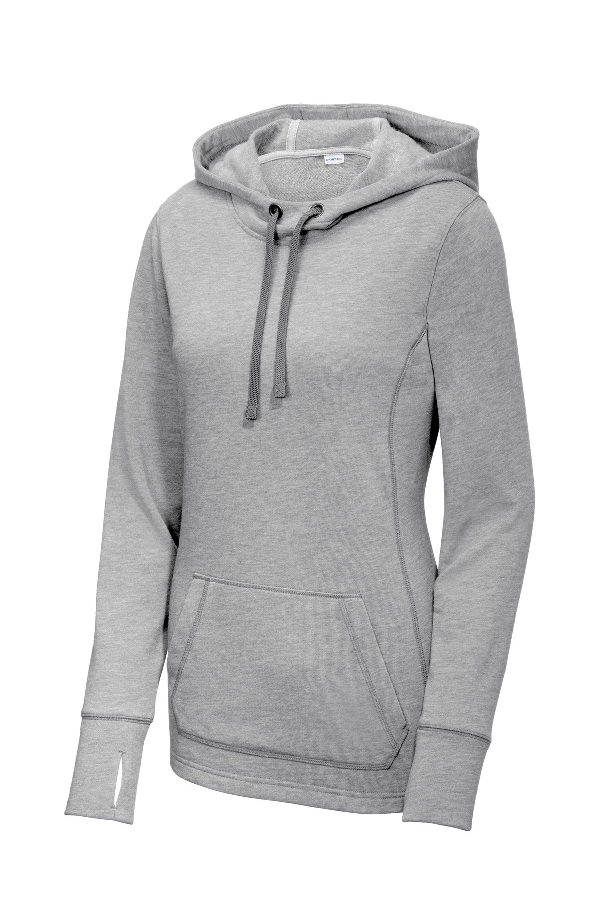 Sport-Tek LST296 Tek  Women's PosiCharge  Tri-Blend Wicking Fleece Hooded Pullover