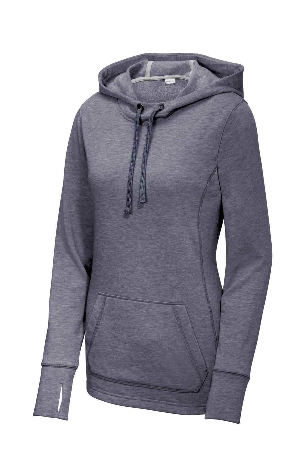 Sport-Tek LST296 Tek  Women's PosiCharge  Tri-Blend Wicking Fleece Hooded Pullover