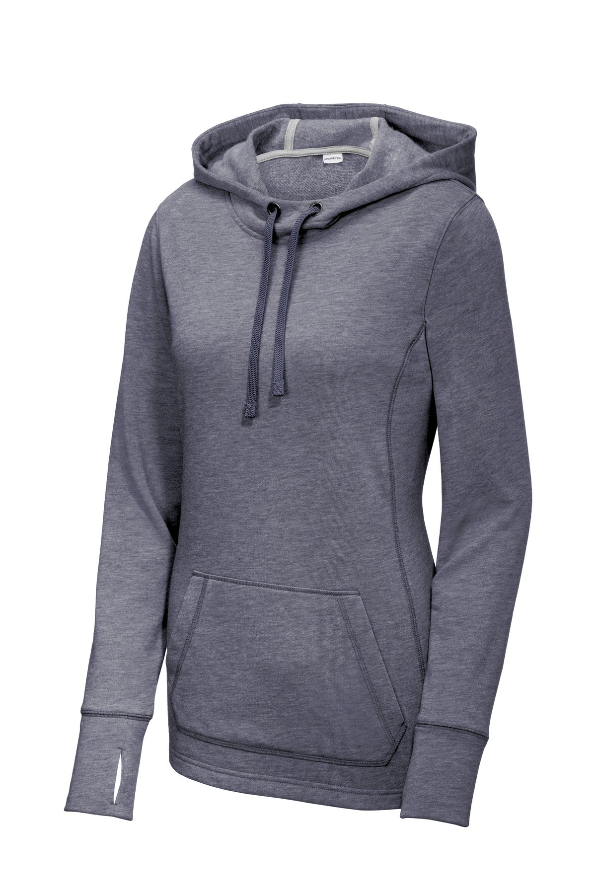 Sport-Tek LST296 Tek  Women's PosiCharge  Tri-Blend Wicking Fleece Hooded Pullover