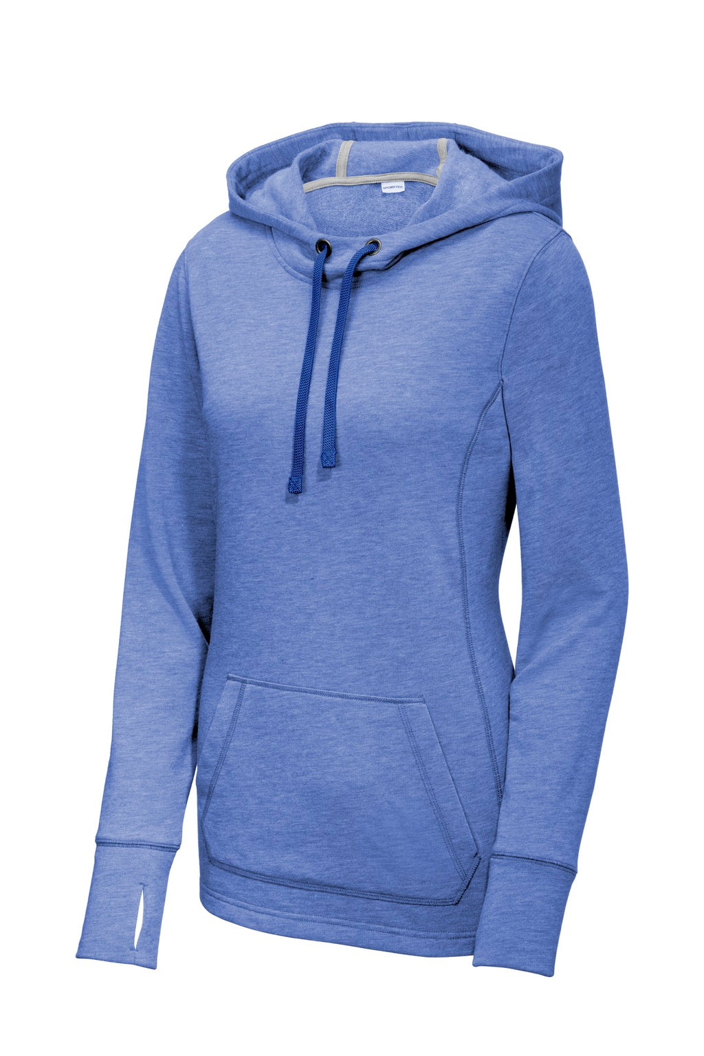 Sport-Tek LST296 Tek  Women's PosiCharge  Tri-Blend Wicking Fleece Hooded Pullover