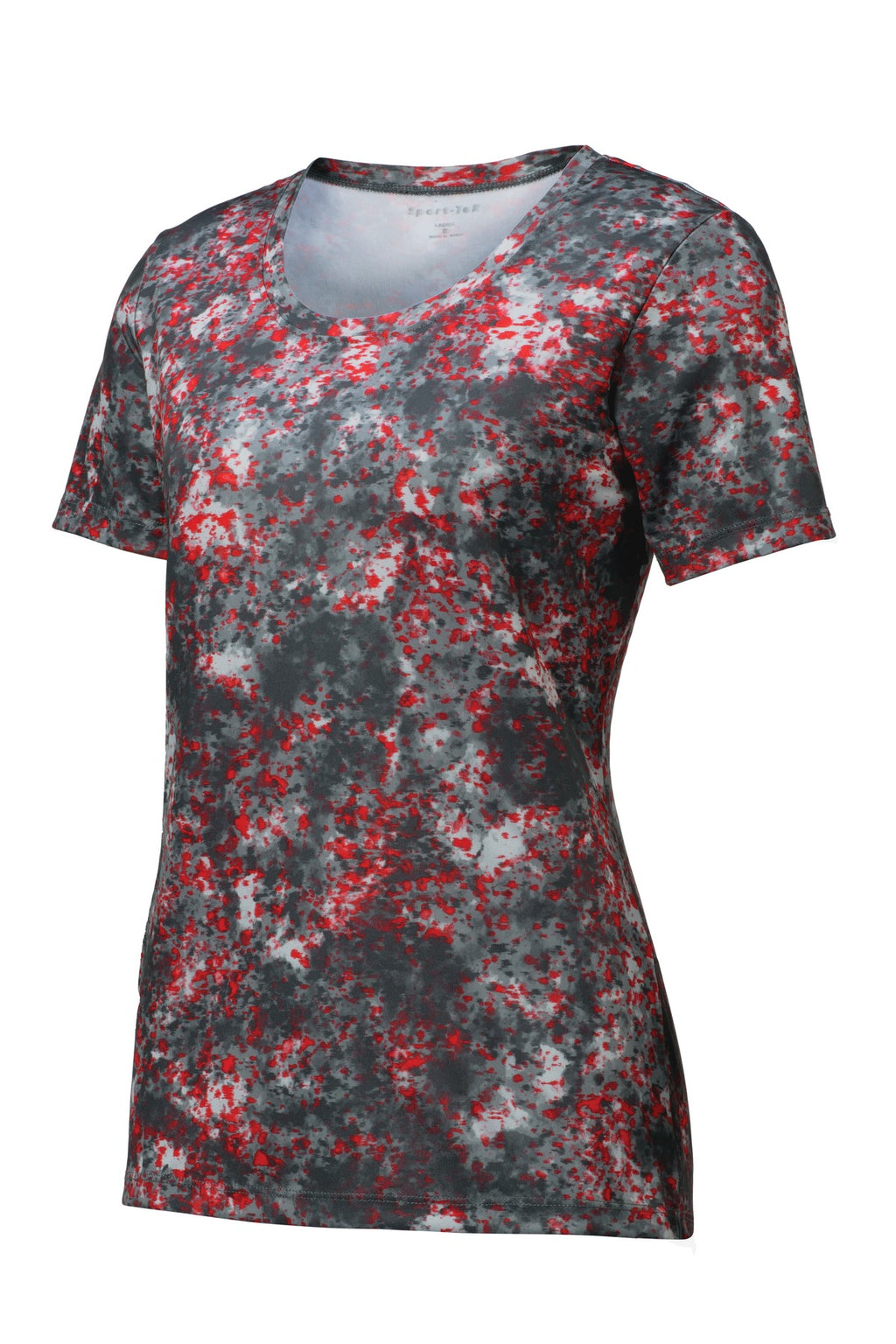 Sport-Tek LST330 Tek Ladies Mineral Freeze Scoop Neck Tee