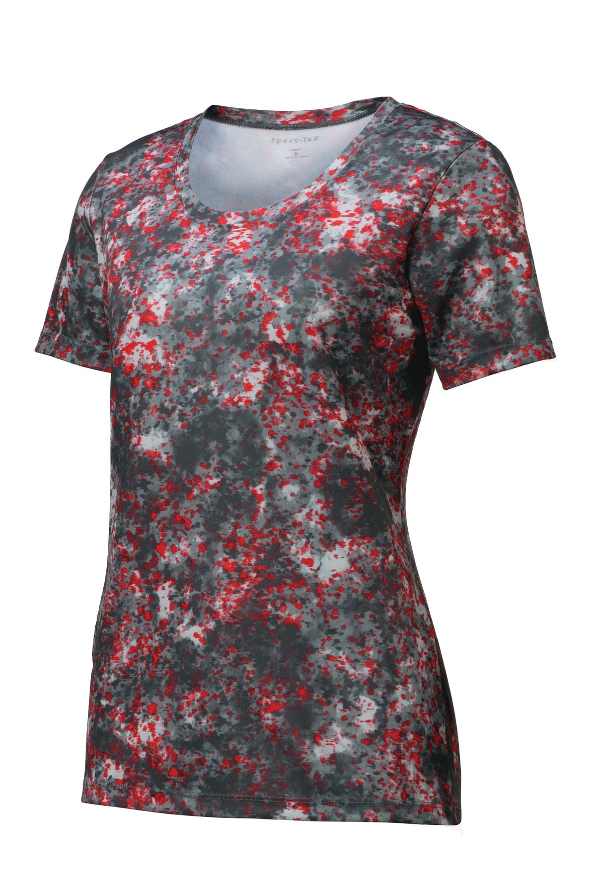 Sport-Tek LST330 Tek Ladies Mineral Freeze Scoop Neck Tee