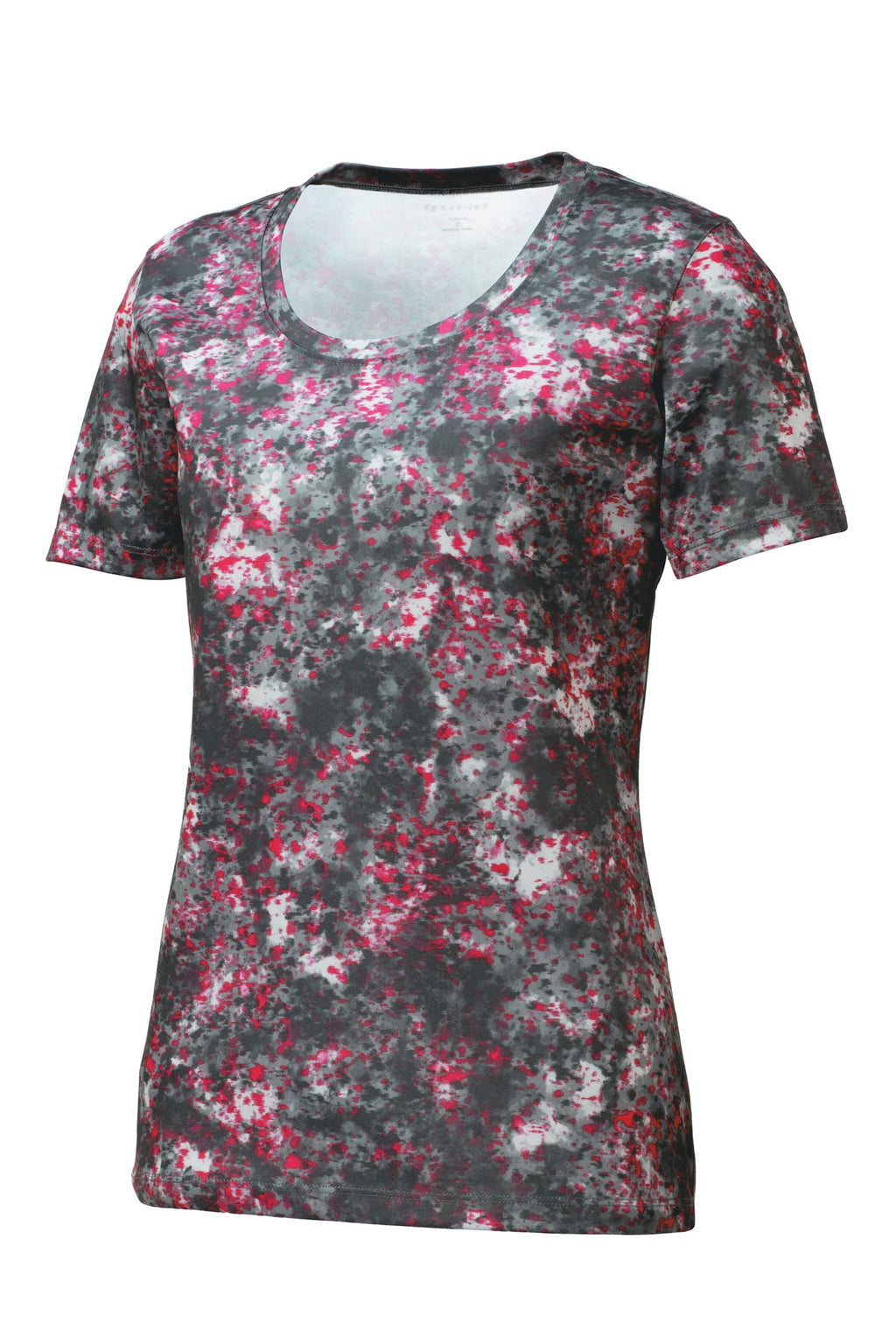 Sport-Tek LST330 Tek Ladies Mineral Freeze Scoop Neck Tee