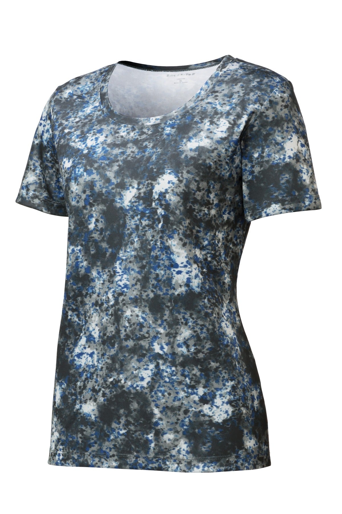 Sport-Tek LST330 Tek Ladies Mineral Freeze Scoop Neck Tee