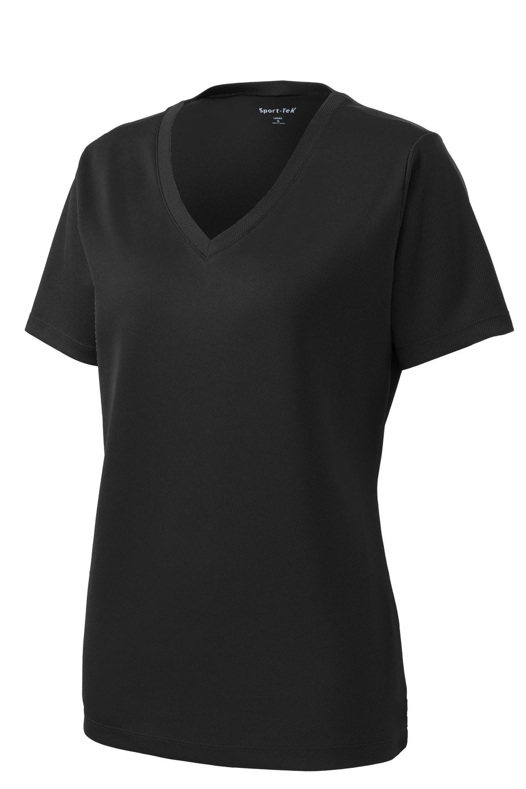 Sport-Tek LST340 Tek Women's PosiCharge RacerMesh V-Neck Tee