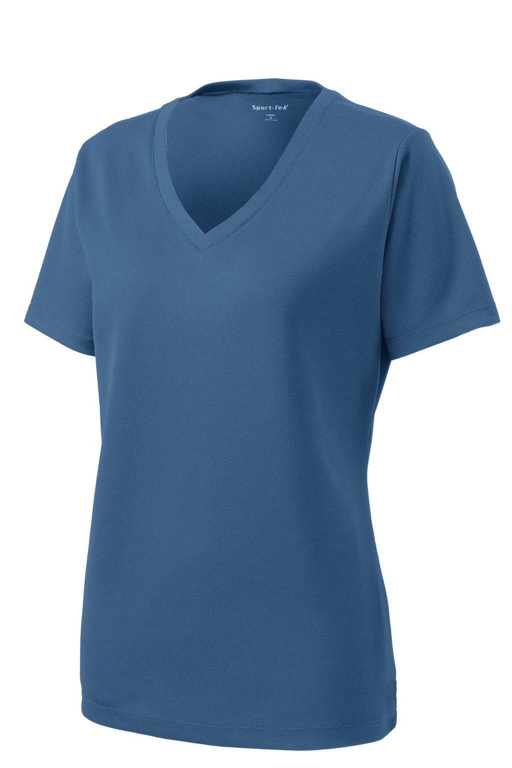 Sport-Tek LST340 Tek Women's PosiCharge RacerMesh V-Neck Tee