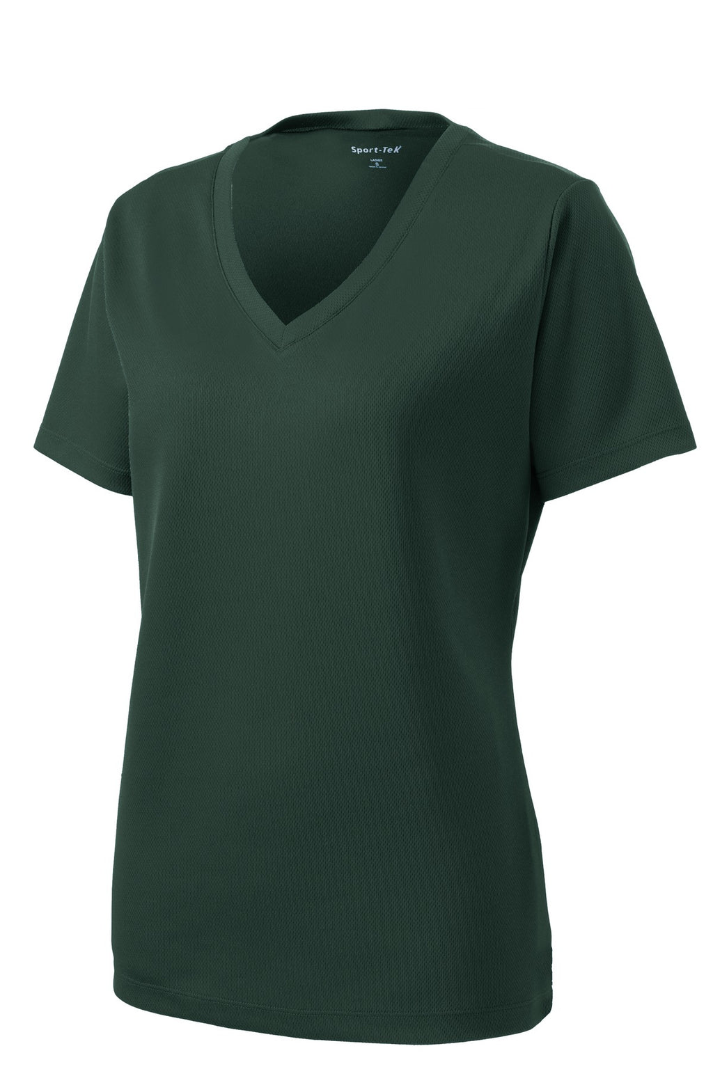 Sport-Tek LST340 Tek Women's PosiCharge RacerMesh V-Neck Tee