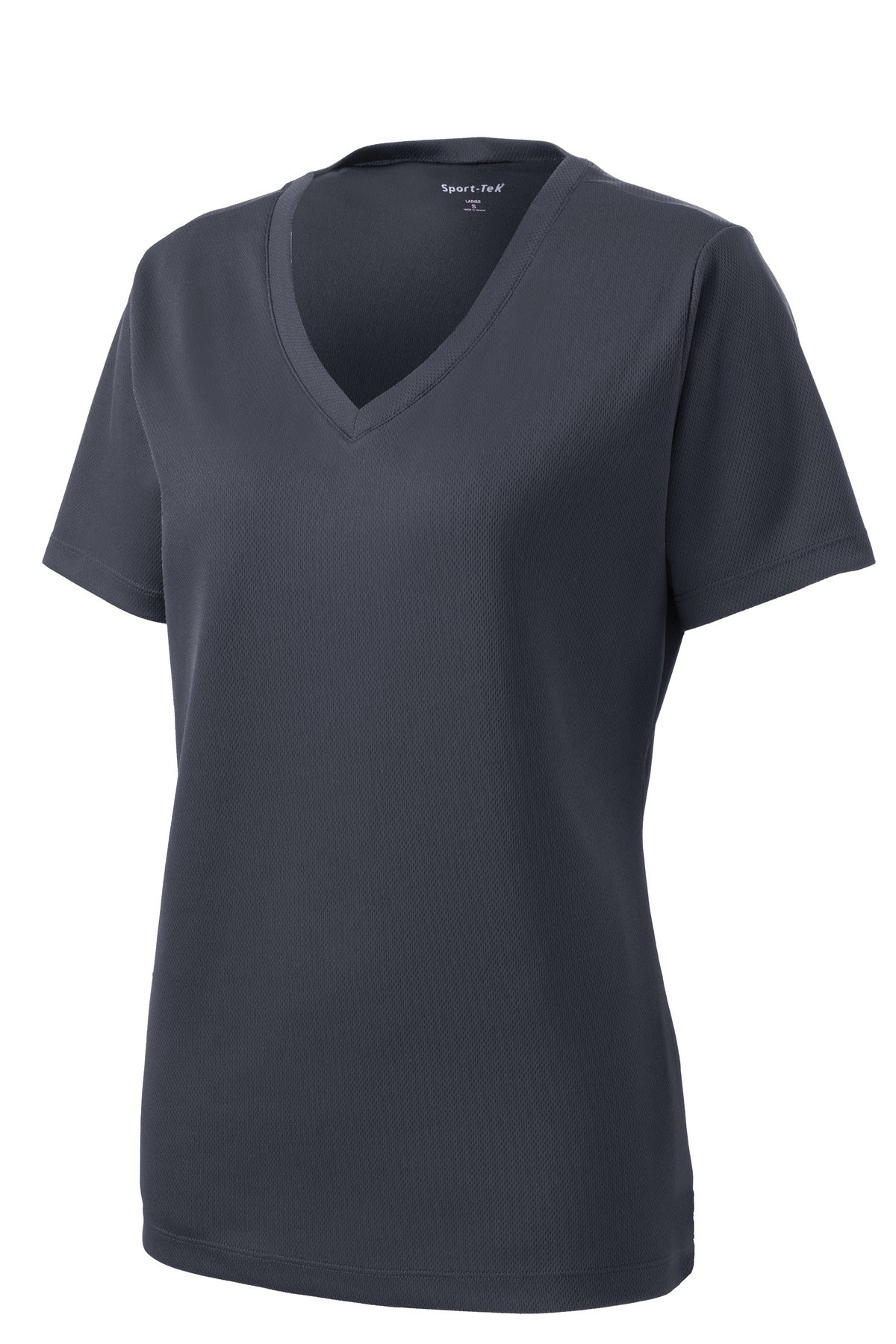 Sport-Tek LST340 Tek Women's PosiCharge RacerMesh V-Neck Tee