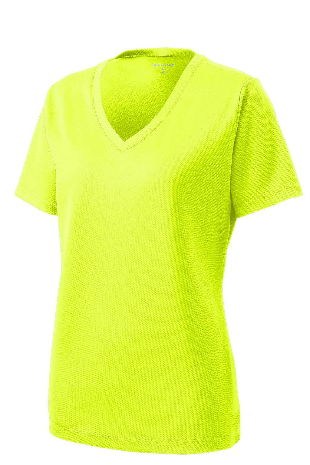 Sport-Tek LST340 Tek Women's PosiCharge RacerMesh V-Neck Tee