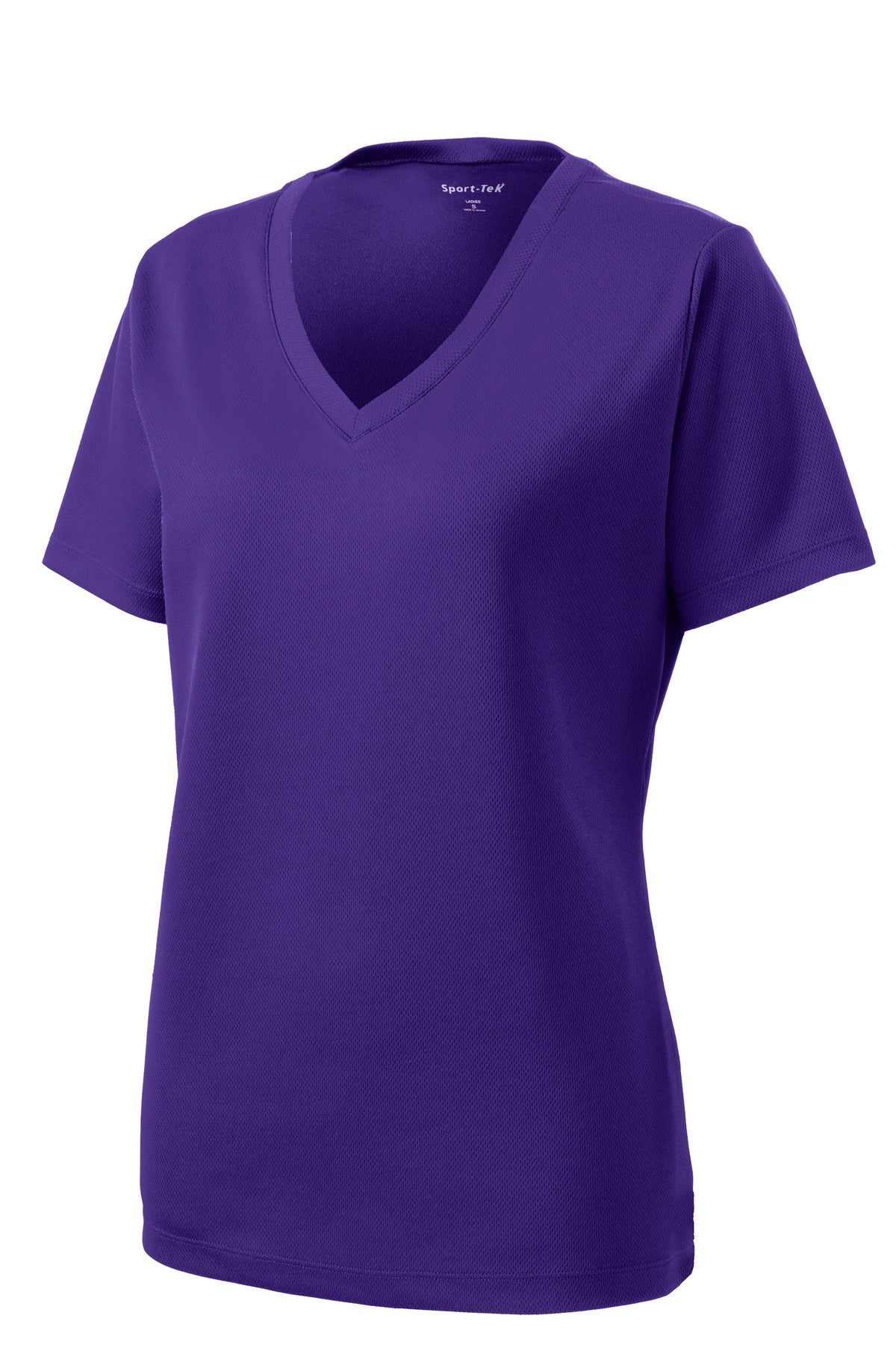 Sport-Tek LST340 Tek Women's PosiCharge RacerMesh V-Neck Tee