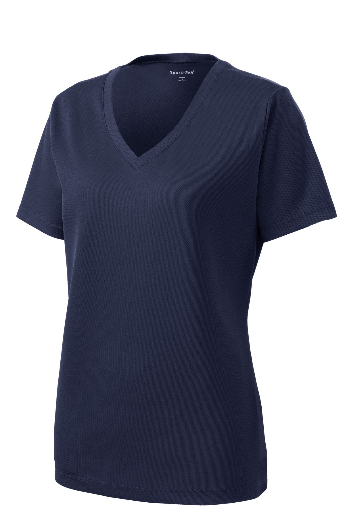 Sport-Tek LST340 Tek Women's PosiCharge RacerMesh V-Neck Tee