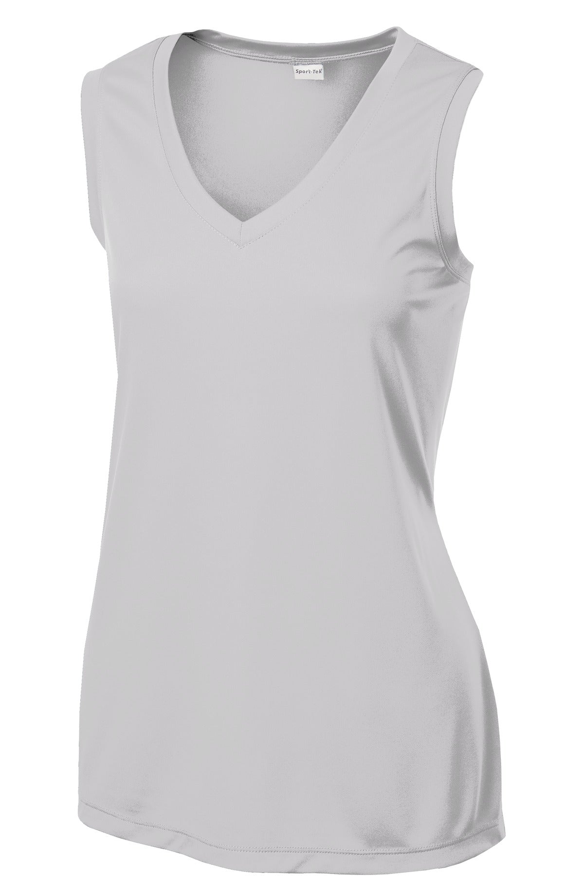 Sport-Tek LST352 Tek Women's Sleeveless PosiCharge Competitor V-Neck Tee