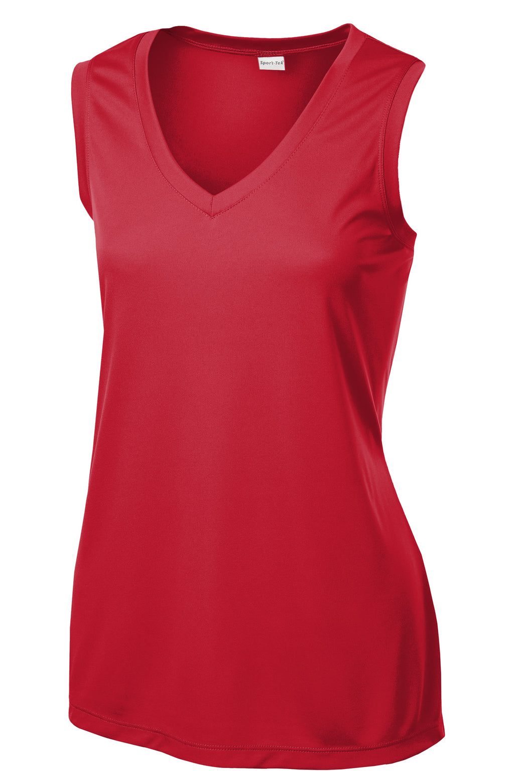 Sport-Tek LST352 Tek Women's Sleeveless PosiCharge Competitor V-Neck Tee