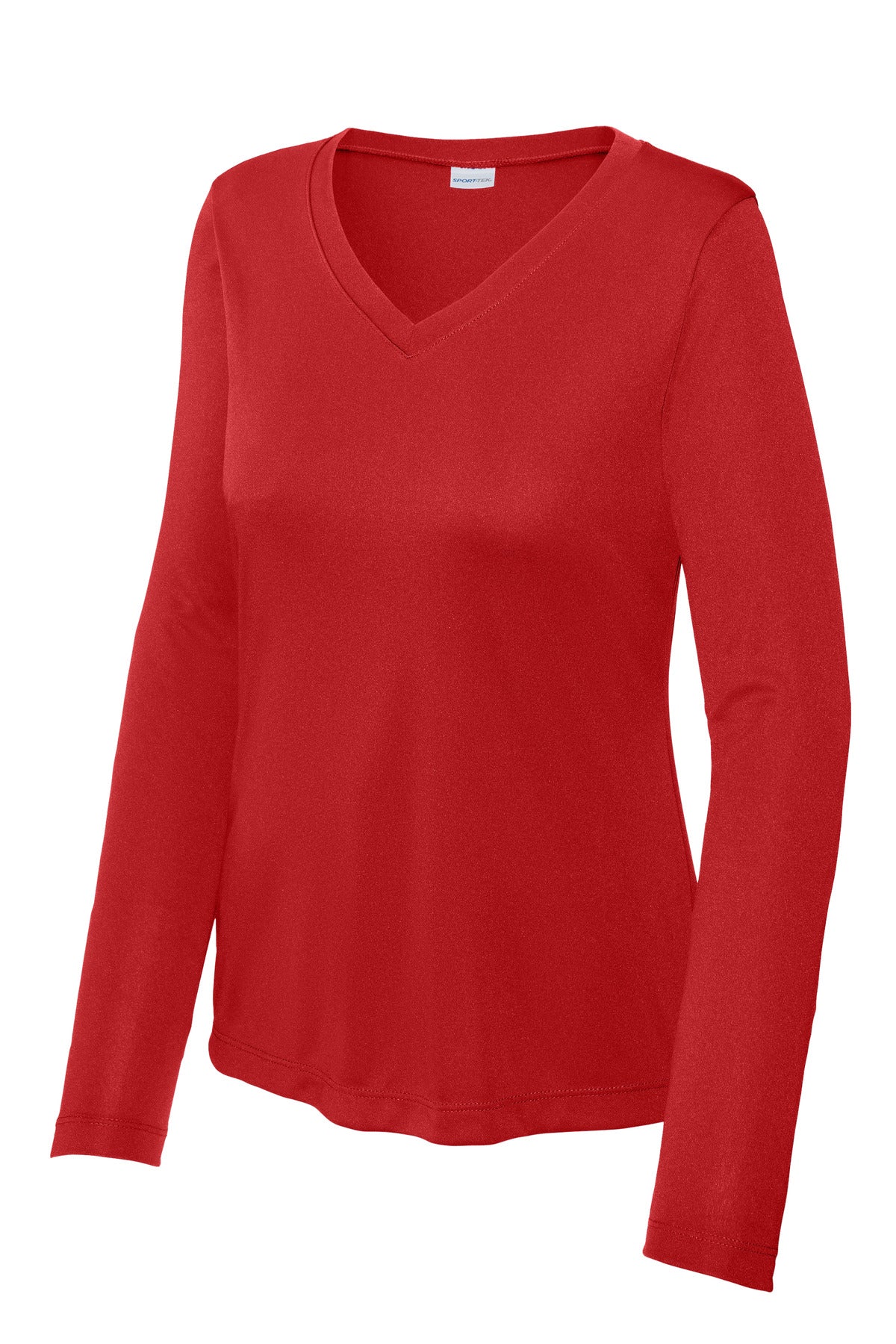 Sport-Tek LST353LS Tek Women's Long Sleeve PosiCharge Competitor V-Neck Tee