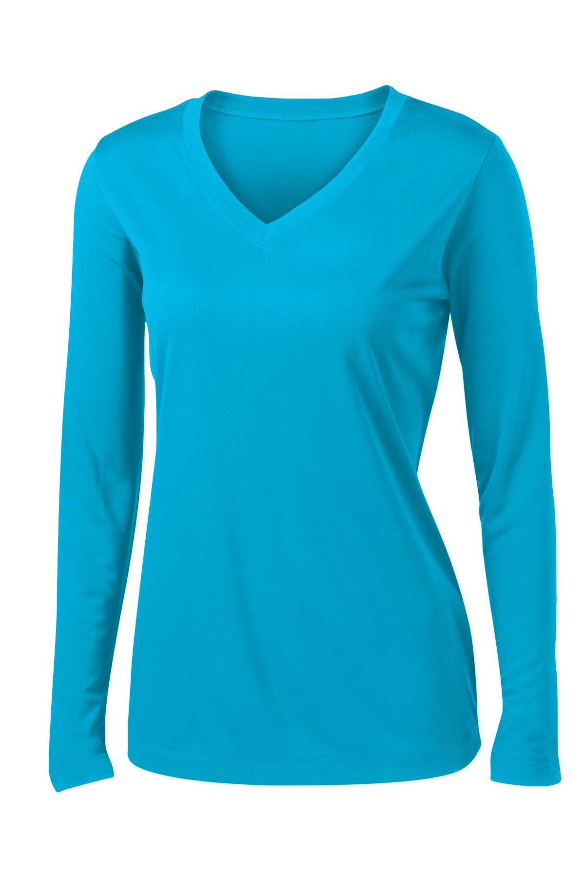 Sport-Tek LST353LS Tek Women's Long Sleeve PosiCharge Competitor V-Neck Tee