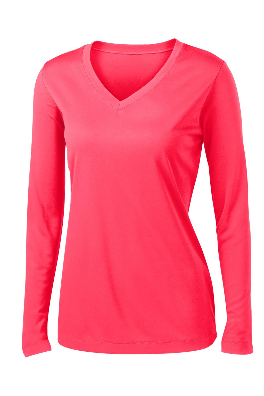 Sport-Tek LST353LS Tek Women's Long Sleeve PosiCharge Competitor V-Neck Tee
