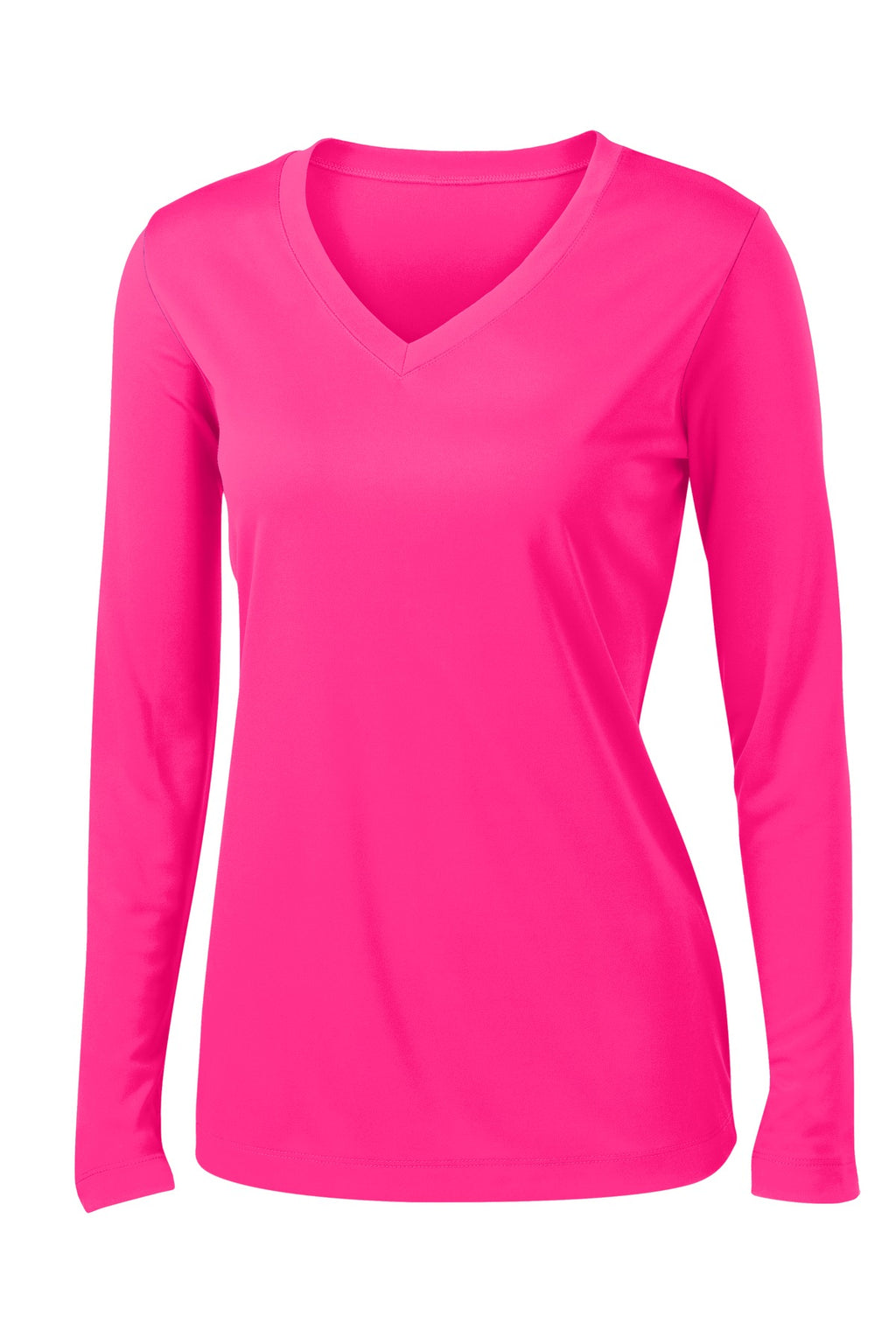 Sport-Tek LST353LS Tek Women's Long Sleeve PosiCharge Competitor V-Neck Tee