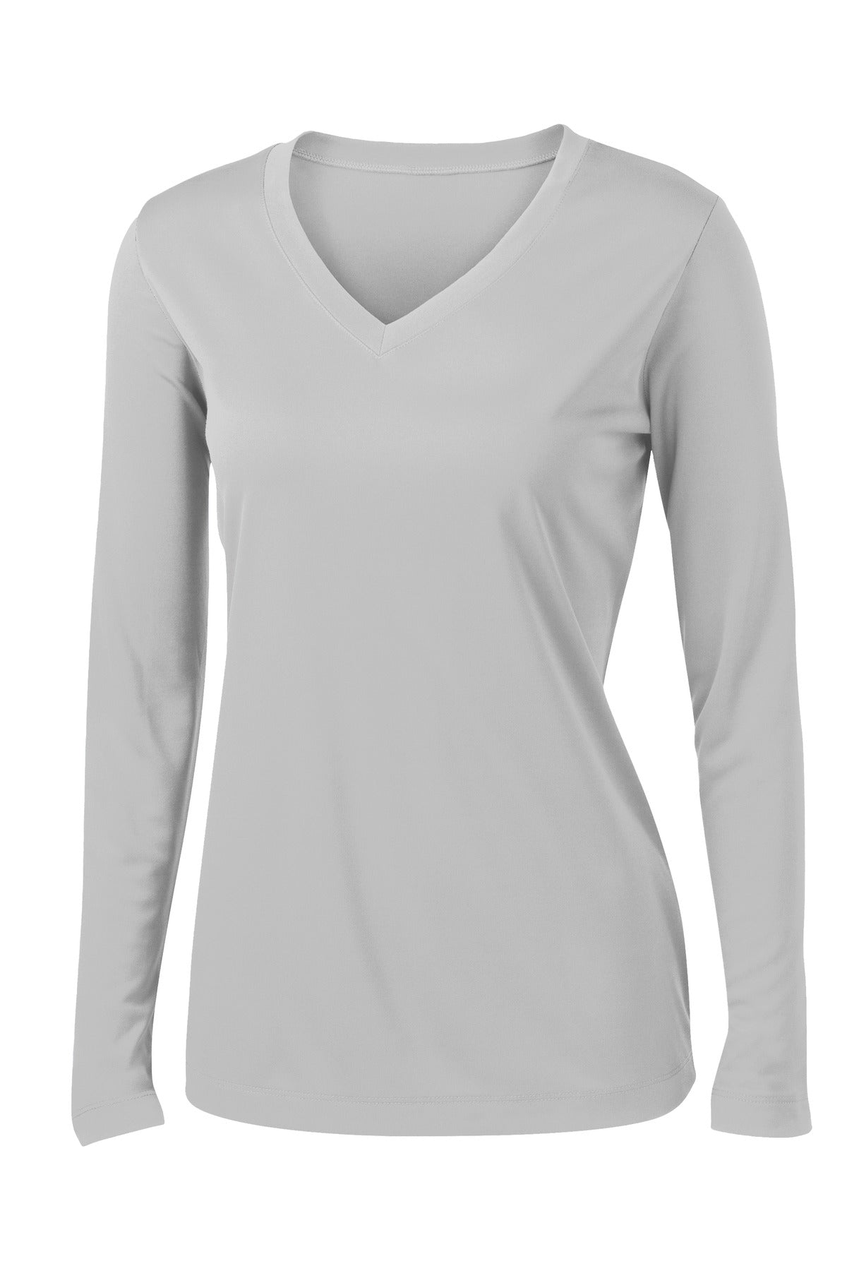 Sport-Tek LST353LS Tek Women's Long Sleeve PosiCharge Competitor V-Neck Tee