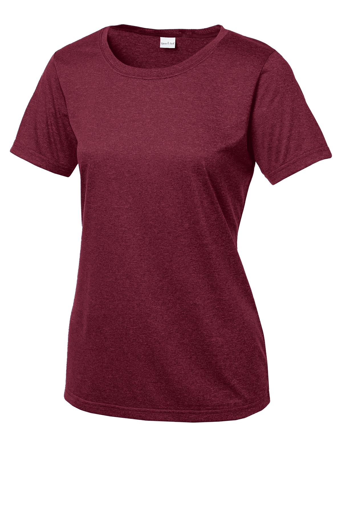 Sport-Tek LST360 Tek Women's Heather Contender Scoop Neck Tee