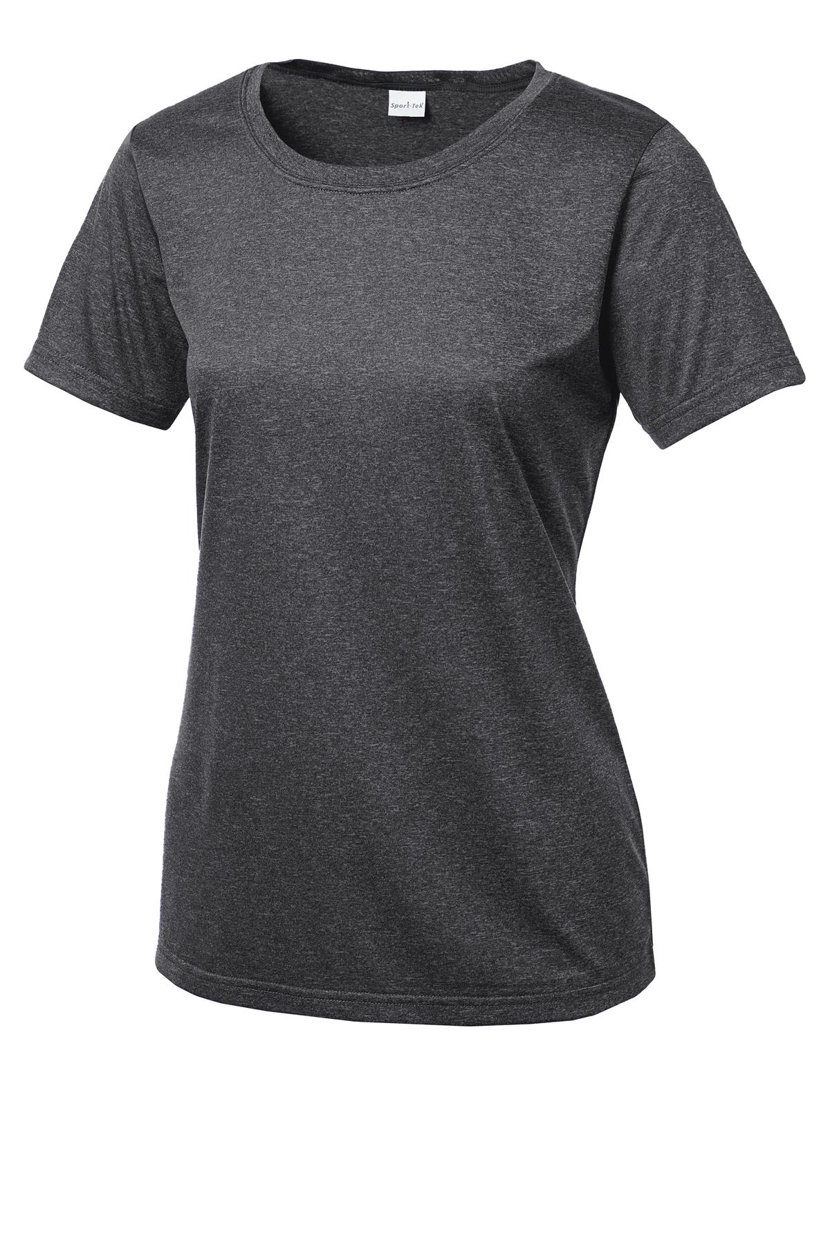 Sport-Tek LST360 Tek Women's Heather Contender Scoop Neck Tee