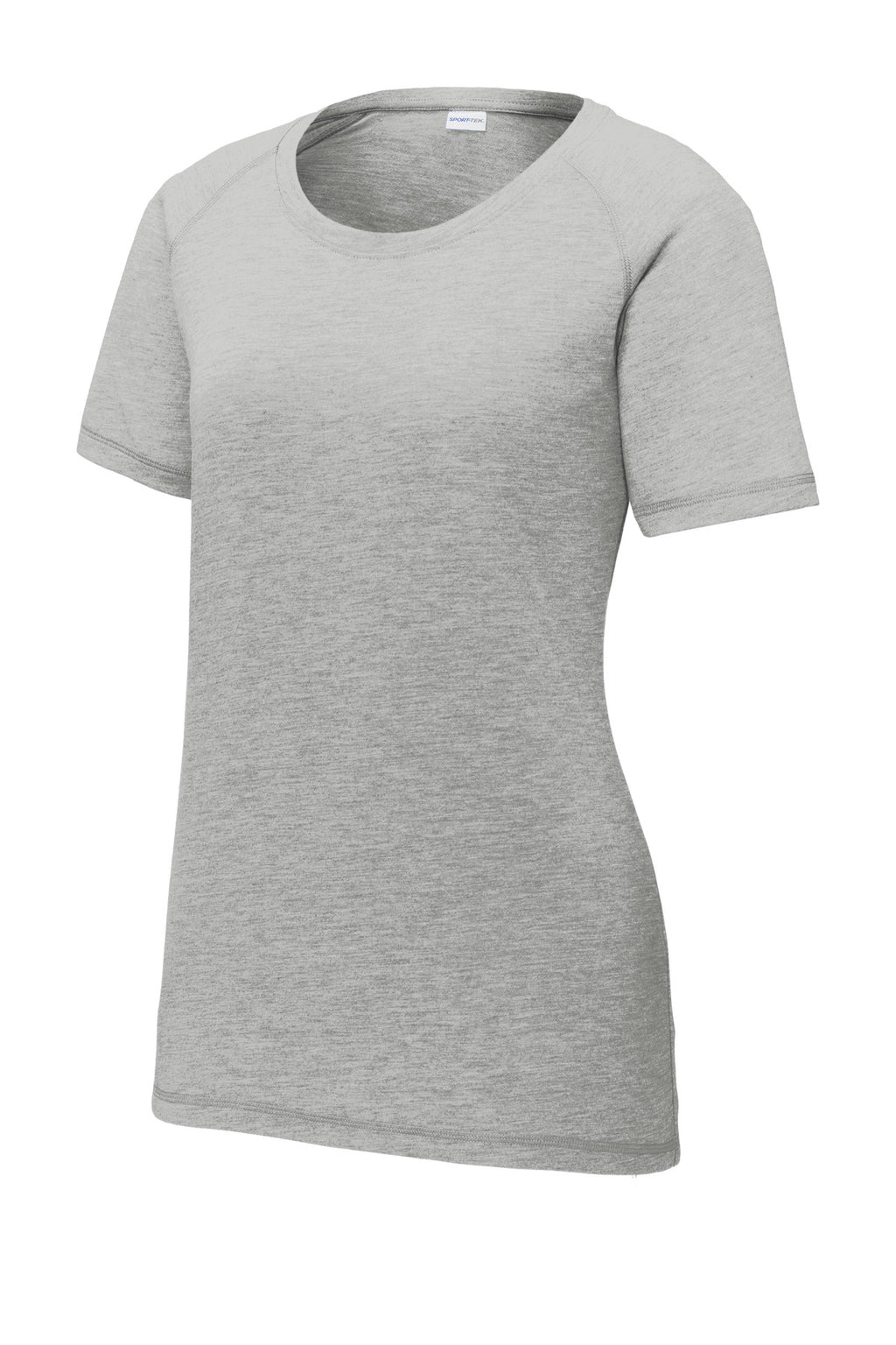 Sport-Tek LST400 Tek  Women's PosiCharge  Tri-Blend Wicking Scoop Neck Raglan Tee