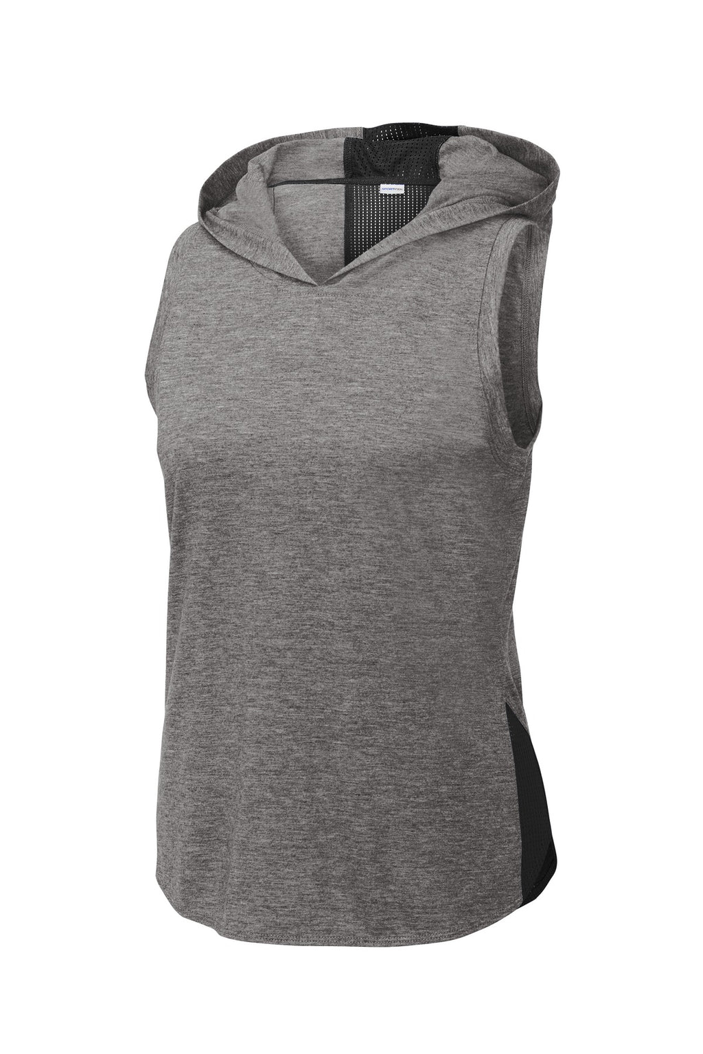 Sport-Tek LST410 Tek  Women's PosiCharge  Tri-Blend Wicking Draft Hoodie Tank