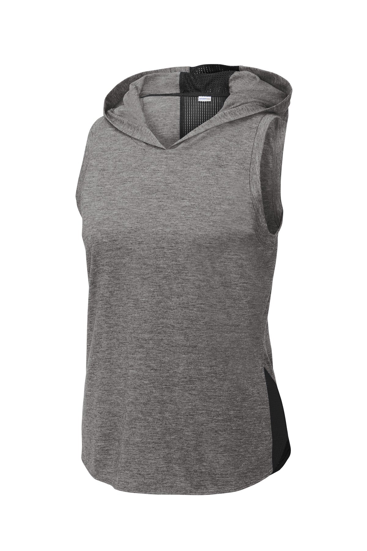 Sport-Tek LST410 Tek  Women's PosiCharge  Tri-Blend Wicking Draft Hoodie Tank