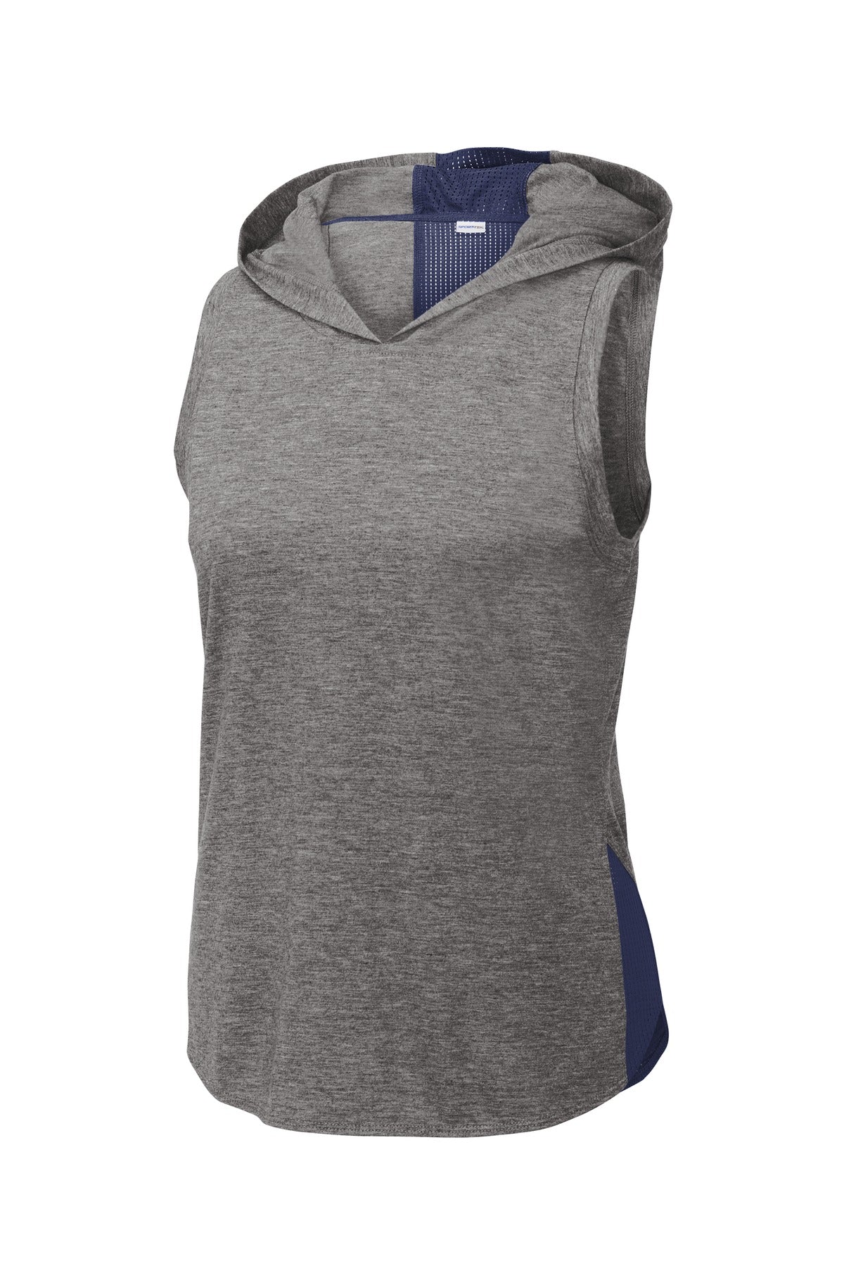 Sport-Tek LST410 Tek  Women's PosiCharge  Tri-Blend Wicking Draft Hoodie Tank