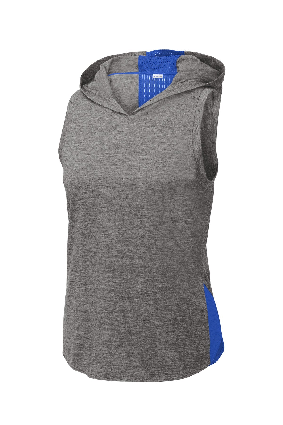 Sport-Tek LST410 Tek  Women's PosiCharge  Tri-Blend Wicking Draft Hoodie Tank