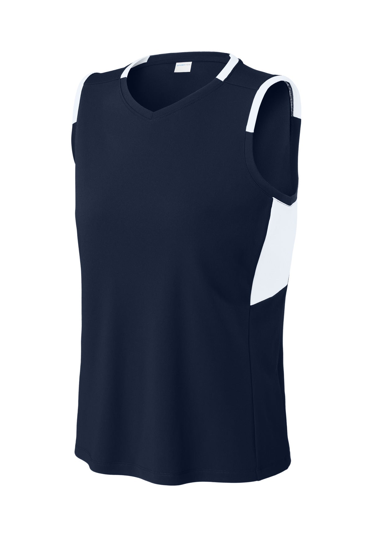 Sport-Tek LST441 Tek Women's Club Sleeveless V-Neck