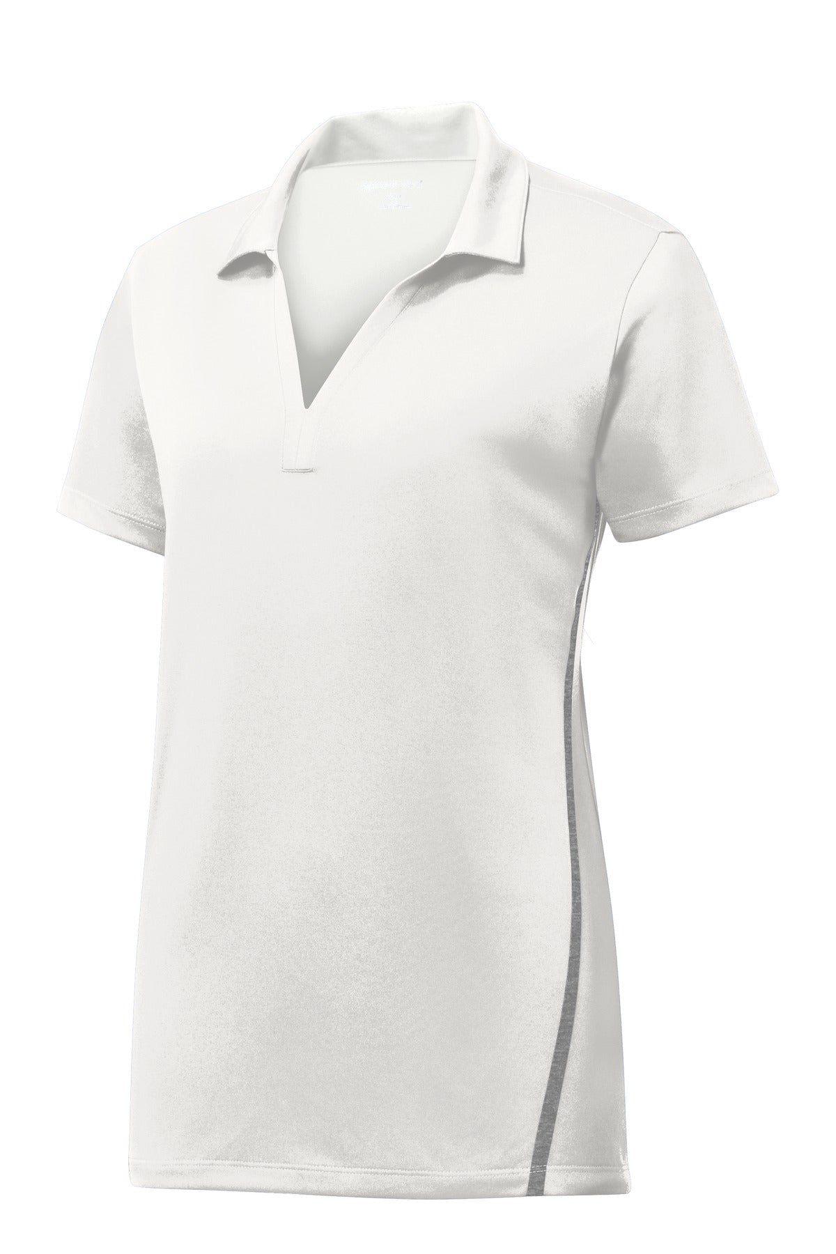 Sport-Tek LST620 Tek Ladies Contrast PosiCharge Tough Polo