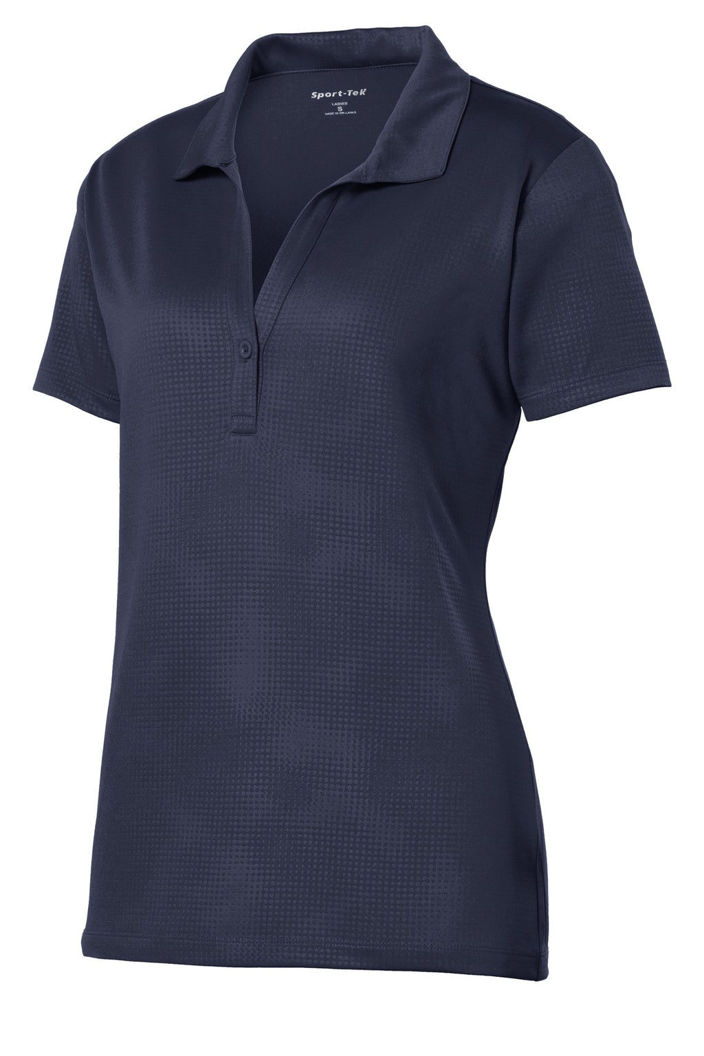Sport-Tek LST630 Tek Women's Embossed PosiCharge Tough Polo