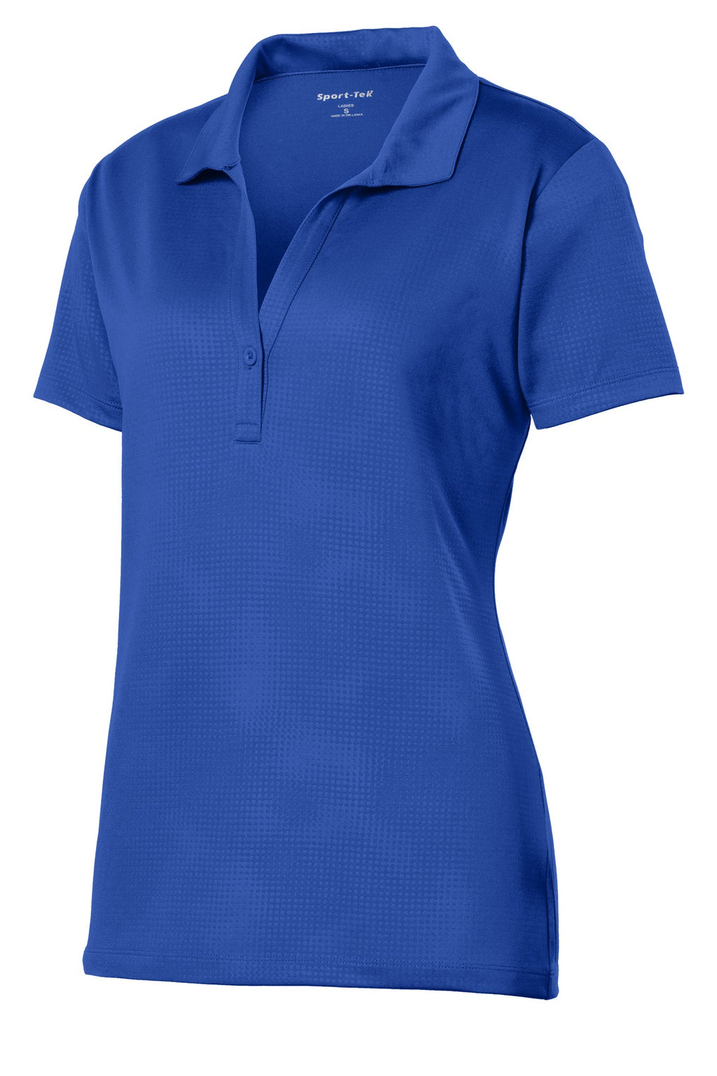 Sport-Tek LST630 Tek Women's Embossed PosiCharge Tough Polo