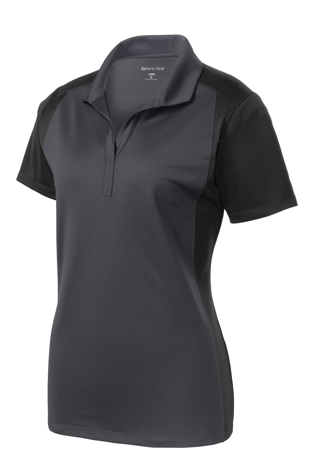 Sport-Tek LST652 Tek Women's Colorblock Micropique Sport-Wick Polo