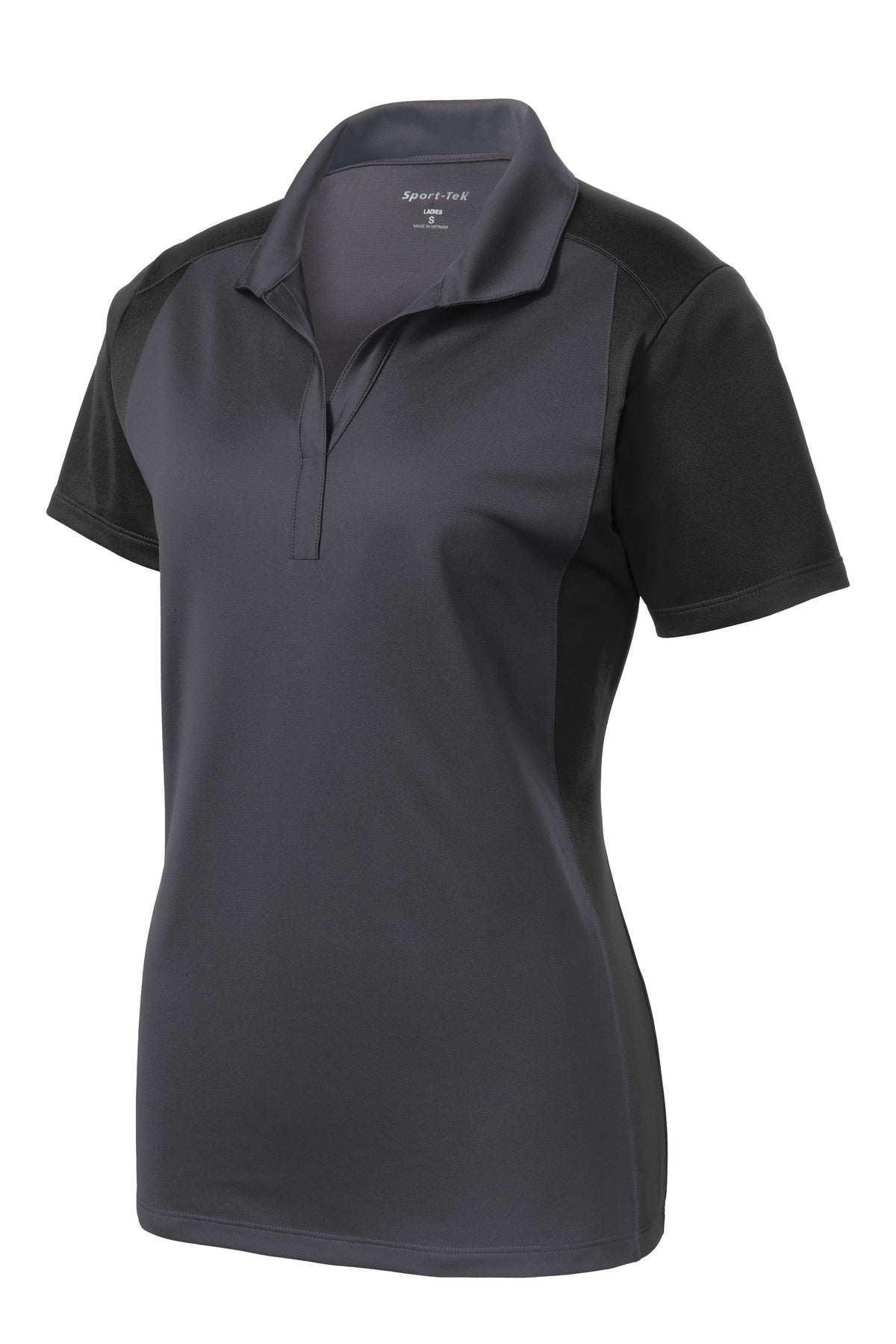 Sport-Tek LST652 Tek Women's Colorblock Micropique Sport-Wick Polo