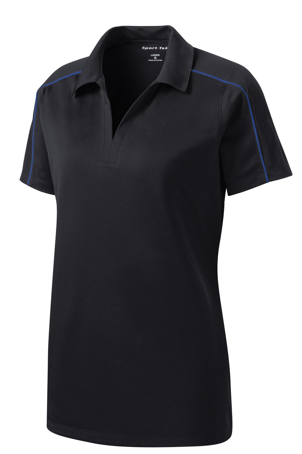 Sport-Tek LST653 Tek Women's Micropique Sport-Wick Piped Polo