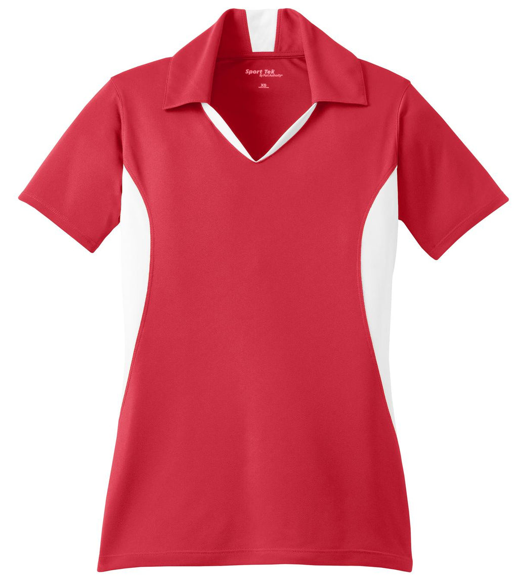 Sport-Tek LST655 Tek Women's Side Blocked Micropique Sport-Wick Polo