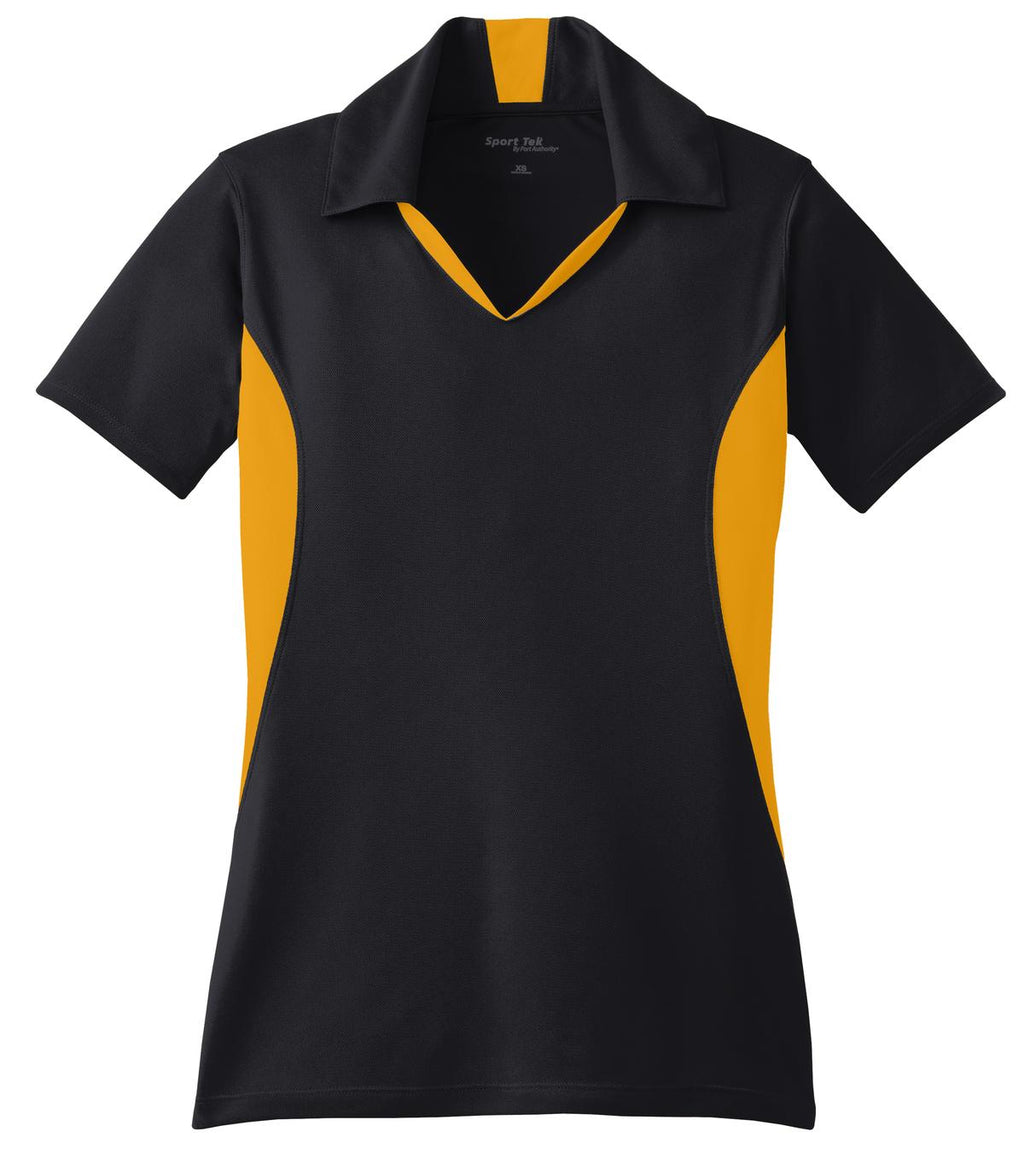 Sport-Tek LST655 Tek Women's Side Blocked Micropique Sport-Wick Polo