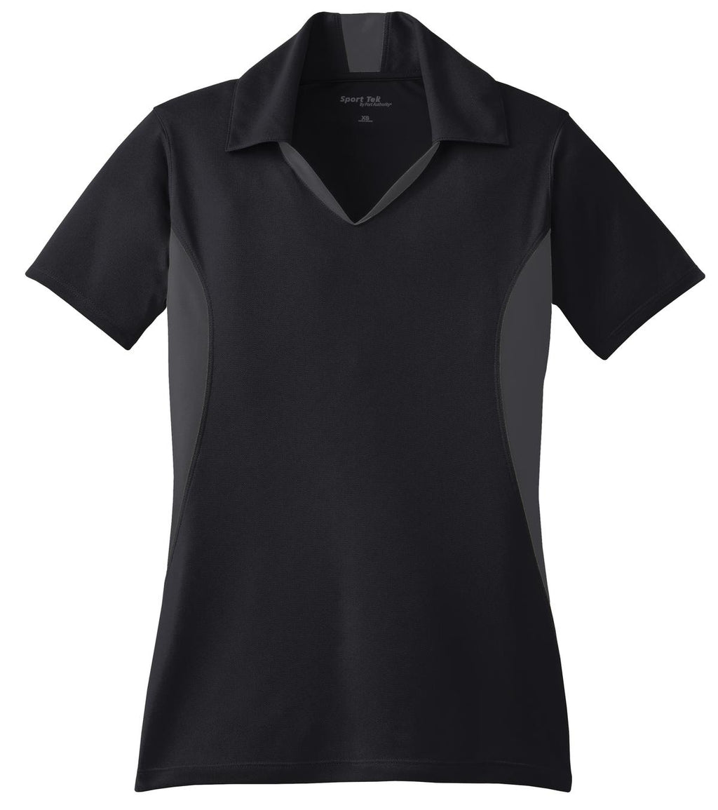 Sport-Tek LST655 Tek Women's Side Blocked Micropique Sport-Wick Polo
