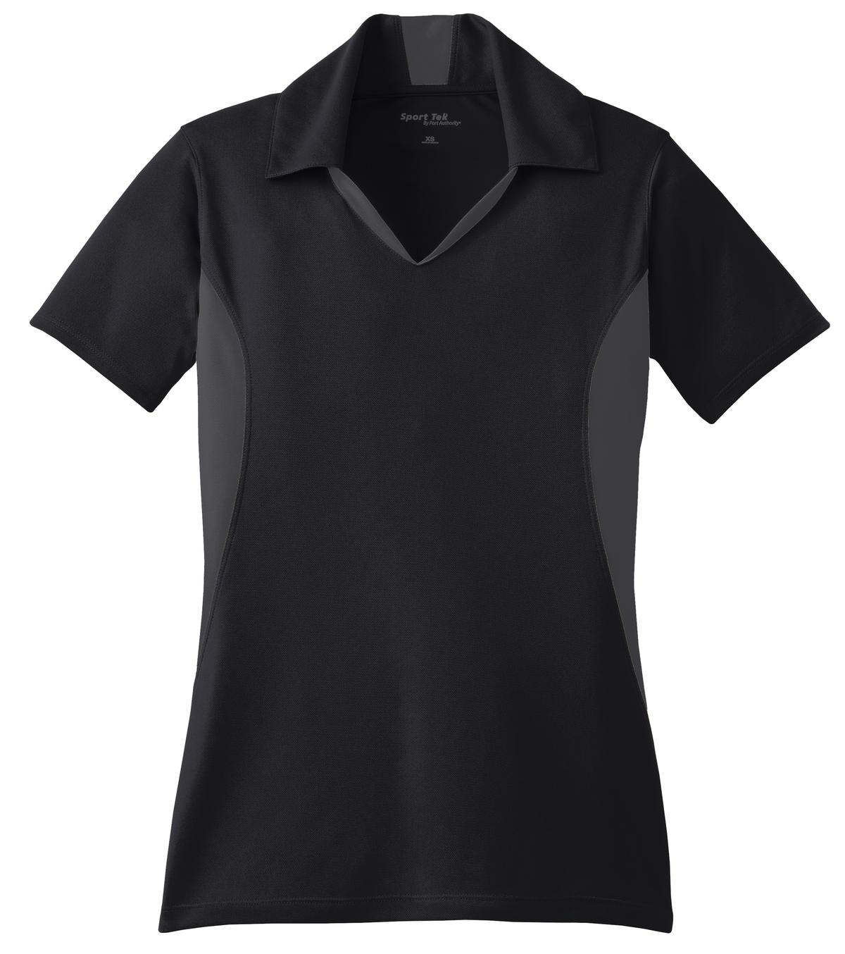 Sport-Tek LST655 Tek Women's Side Blocked Micropique Sport-Wick Polo