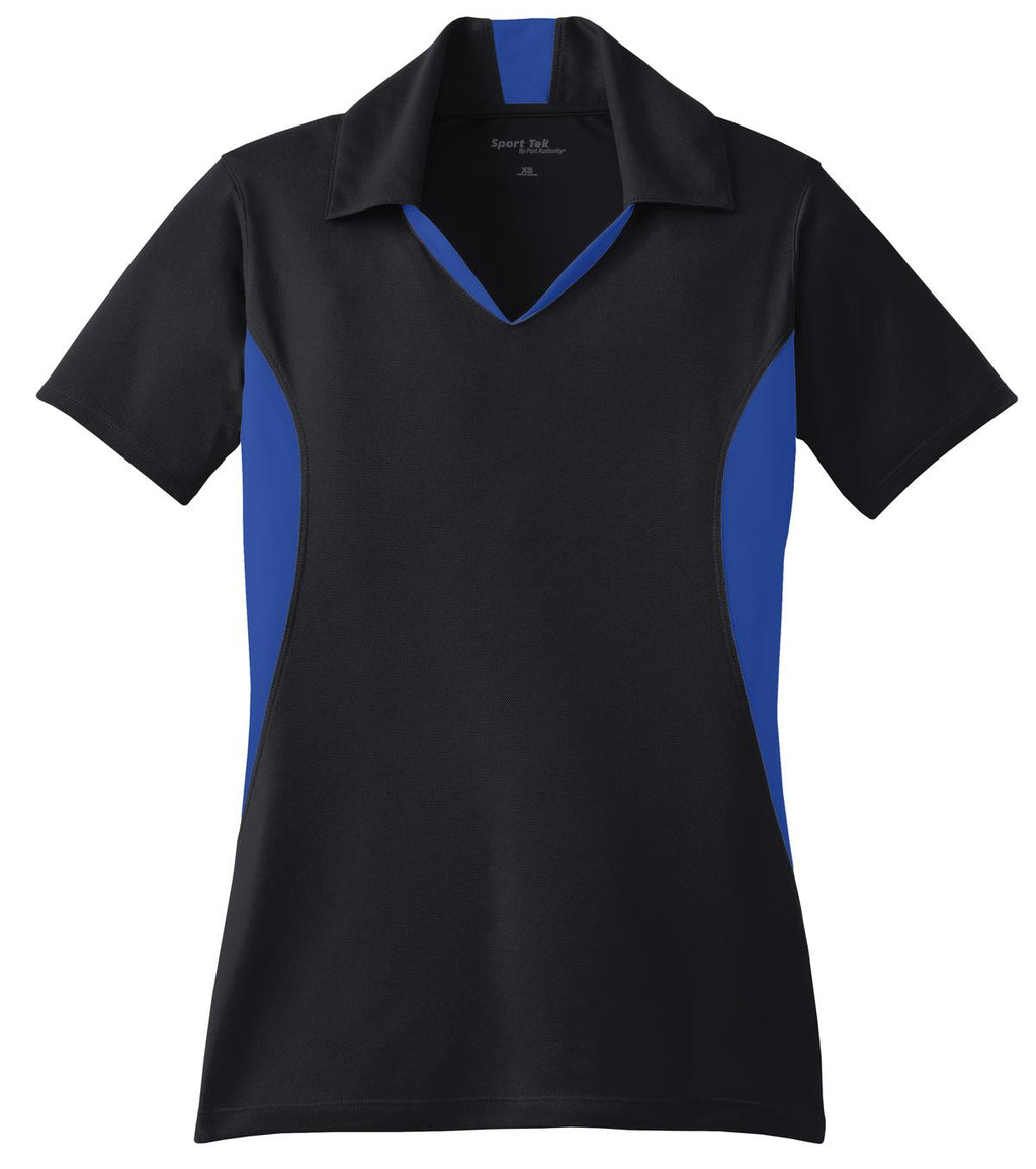 Sport-Tek LST655 Tek Women's Side Blocked Micropique Sport-Wick Polo