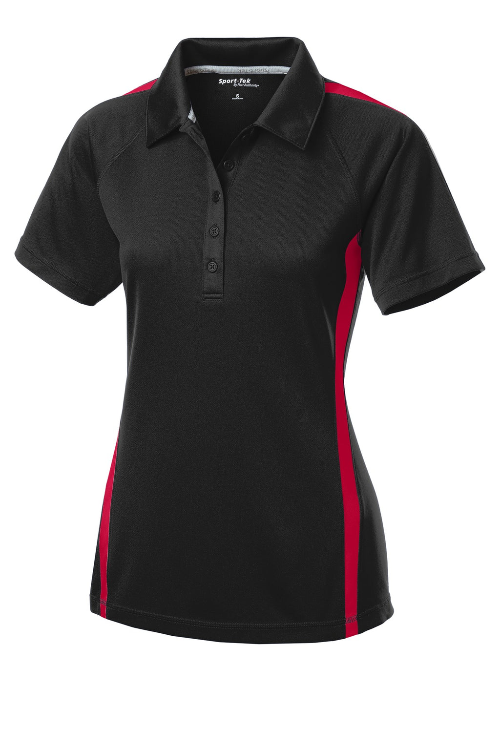 Sport-Tek LST685 Tek Women's PosiCharge Micro-Mesh Colorblock Polo